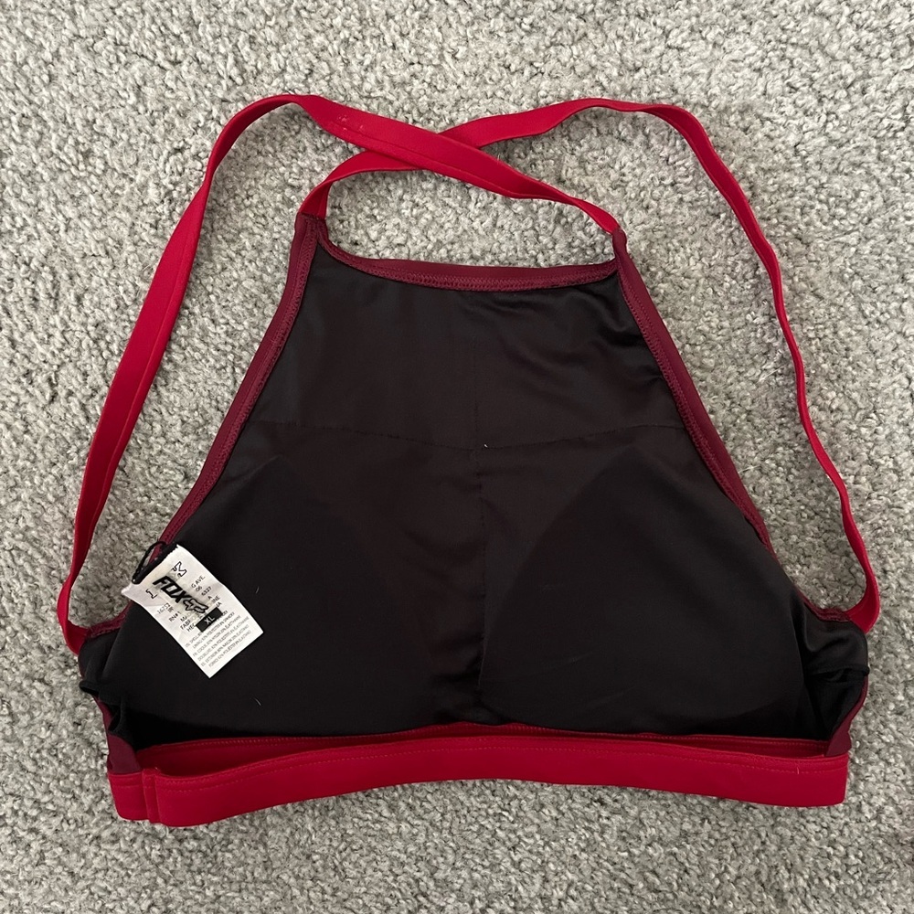 Red Motoxfox Bikini Top - Picture 2 of 5